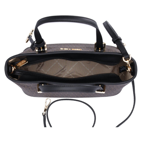 Michael Kors JetSet Small XS Carryall Convertible ToteCrossbody BrownMKBlack Michael Kors Handbags & Purses