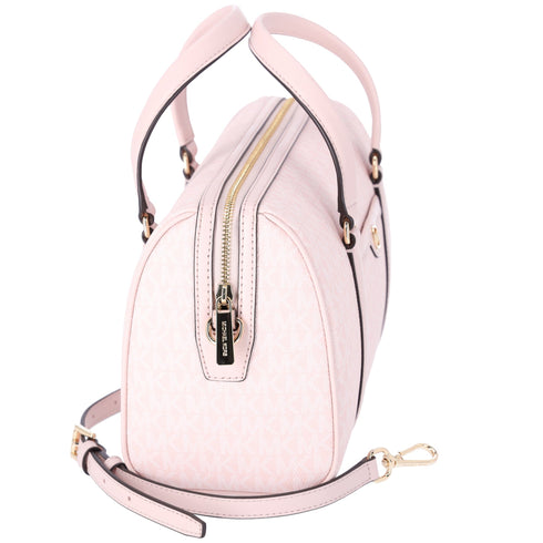 Michael Kors Medium Duffle Bag Satchel Light Powder Blush Pink MK Signature Michael Kors Handbags