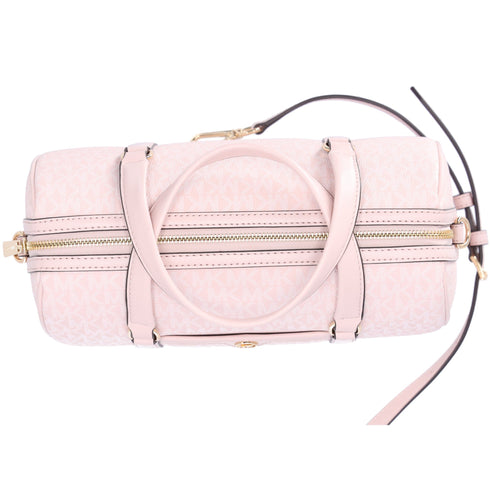 Michael Kors Medium Duffle Bag Satchel Light Powder Blush Pink MK Signature Michael Kors Handbags