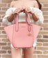 Michael Kors Portia Sunset Rose Small Suede Leather Tote Grab Bag Michael Kors Handbags & Purses
