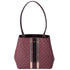 Michael Kors Pratt Medium MK Logo Bucket Shoulder Bag Oxblood Multi Metallic Michael Kors Handbags