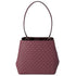 Michael Kors Pratt Medium MK Logo Bucket Shoulder Bag Oxblood Multi Metallic Michael Kors Handbags