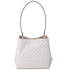Michael Kors Pratt Medium Shoulder Bucket Bag Signature Logo Light Cream MK Michael Kors Handbags