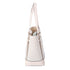 Michael Kors Reed Large Belted Logo Shoulder Bag Tote Light Cream MK Signature Michael Kors Handbags & Purses