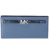 Michael Kors Reed Large Bifold Wallet Denim Blue Leather Exotic Multi Michael Kors Handbags