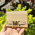 Michael Kors Reed Large Card Holder Wallet MK Signature Logo Camel Leather Michael Kors Wallets