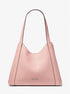 Michael Kors Rosemary Large Hobo Shoulder Bag Tote Pink Pebbled Leather Michael Kors Handbags