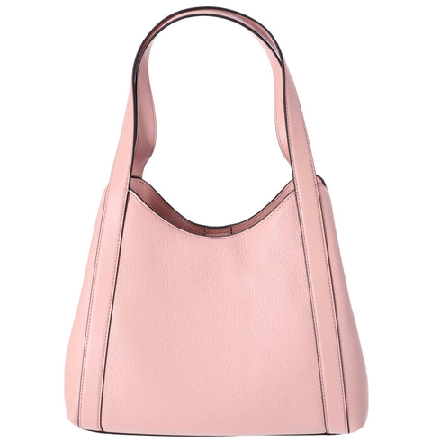 Michael Kors Rosemary Large Hobo Shoulder Bag Tote Pink Pebbled Leather Michael Kors Handbags