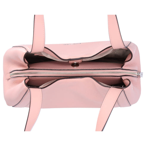 Michael Kors Rosemary Large Hobo Shoulder Bag Tote Pink Pebbled Leather Michael Kors Handbags