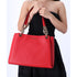 Michael Kors Trisha Large Triple Gusset Compartment Shoulder Tote Bright Red Michael Kors Handbags