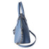 Michael Kors Veronica Medium Dome Satchel Crossbody Denim Blue Saffiano Leather Michael Kors Handbags & Purses