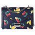 Michael Kors Whitney Medium Flap Shoulder Bag Fruit Print Navy Multi Michael Kors Handbags
