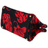 PRADA Canapa Tote Bag Black Red Canvas Leaves Print PRADA Handbags