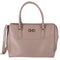Salvatore Ferragamo Beky Triple Compartment Tote Taupe Saffiano Leather Salvatore Ferragamo Handbags