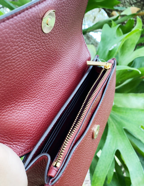 Tory Burch Britten Embellished Mini Top Handle Bag Crossbody Blood Red Floral Tory Burch Handbags & Purses