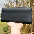 Kate Spade Spencer Leather Zip Around Large Continental Wallet Clutch Black