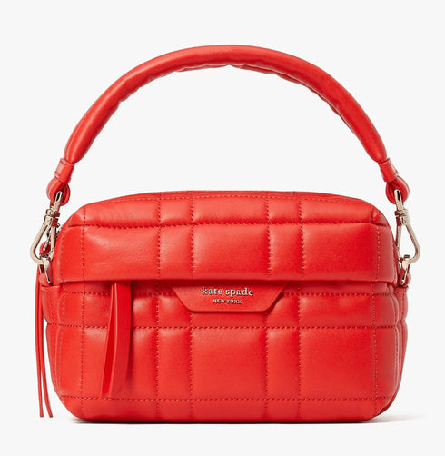 Kate Spade Softwhere Quilted Leather Small Convertible Crossbody Bright Red kate spade Handbags & Purses