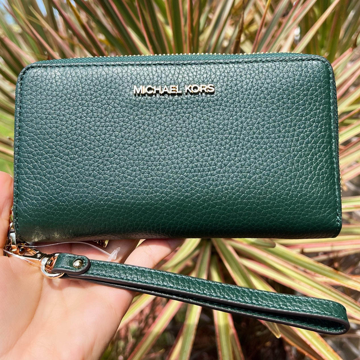 Racing green michael kors wallet Clearance