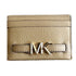Michael Kors Reed Large Card Holder Wallet MK Signature Logo Camel Leather Michael Kors Wallets