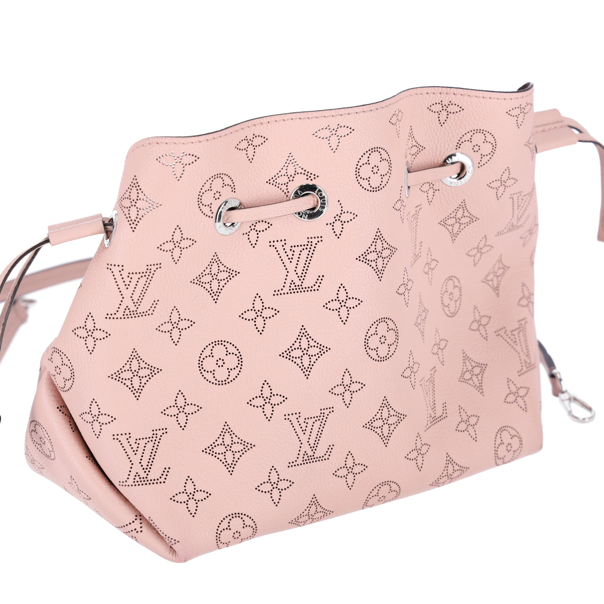 Louis Vuitton Bella Mahina Calf Leather Magnolia Pink Bucket Shoulder ...