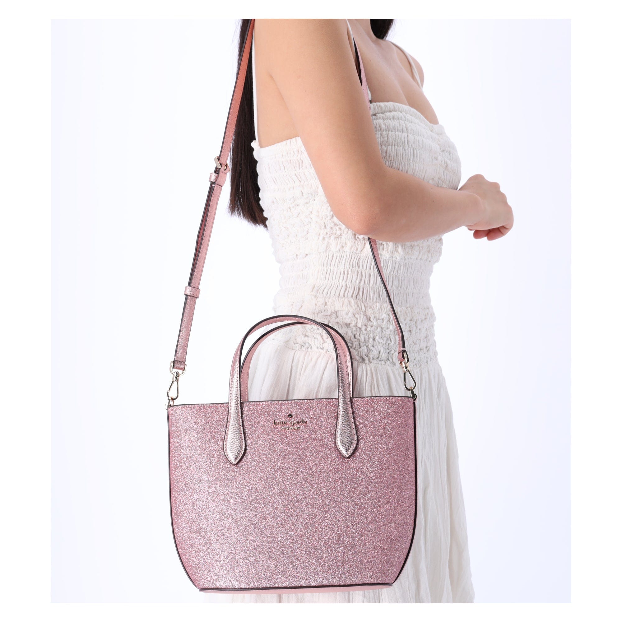 Kate spade pink sparkle crossbody Clearance
