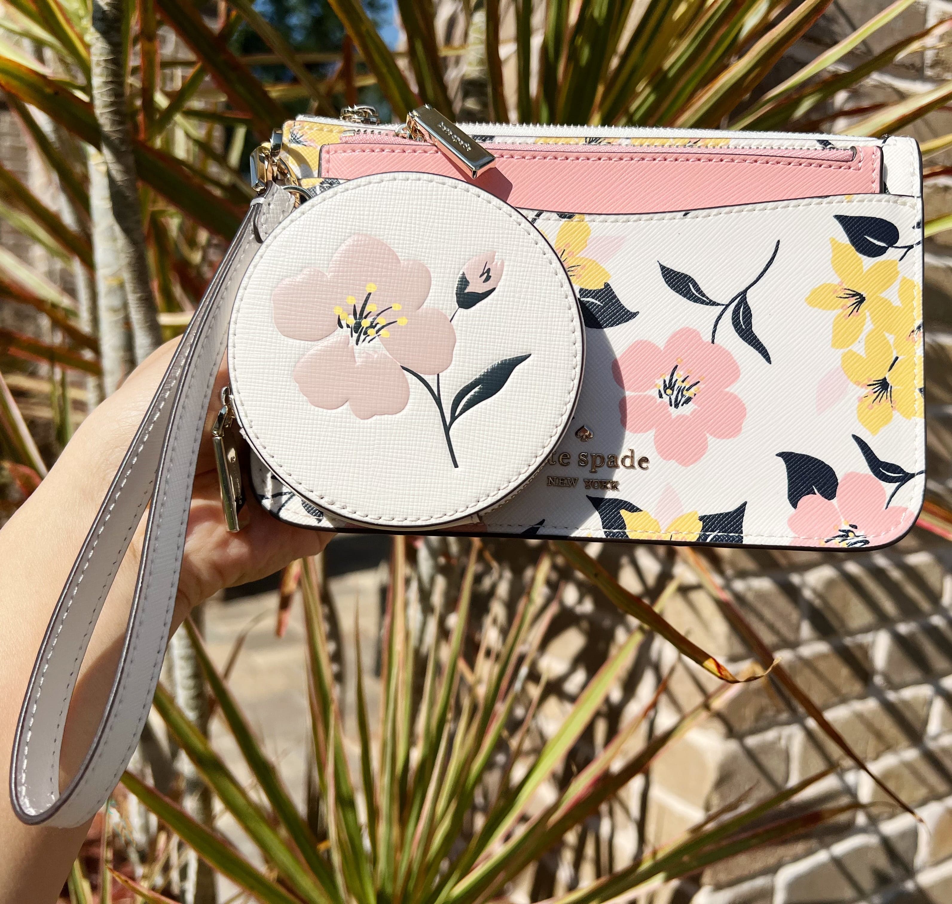 Kate Spade Staci Lily Blooms Large Continental Wallet