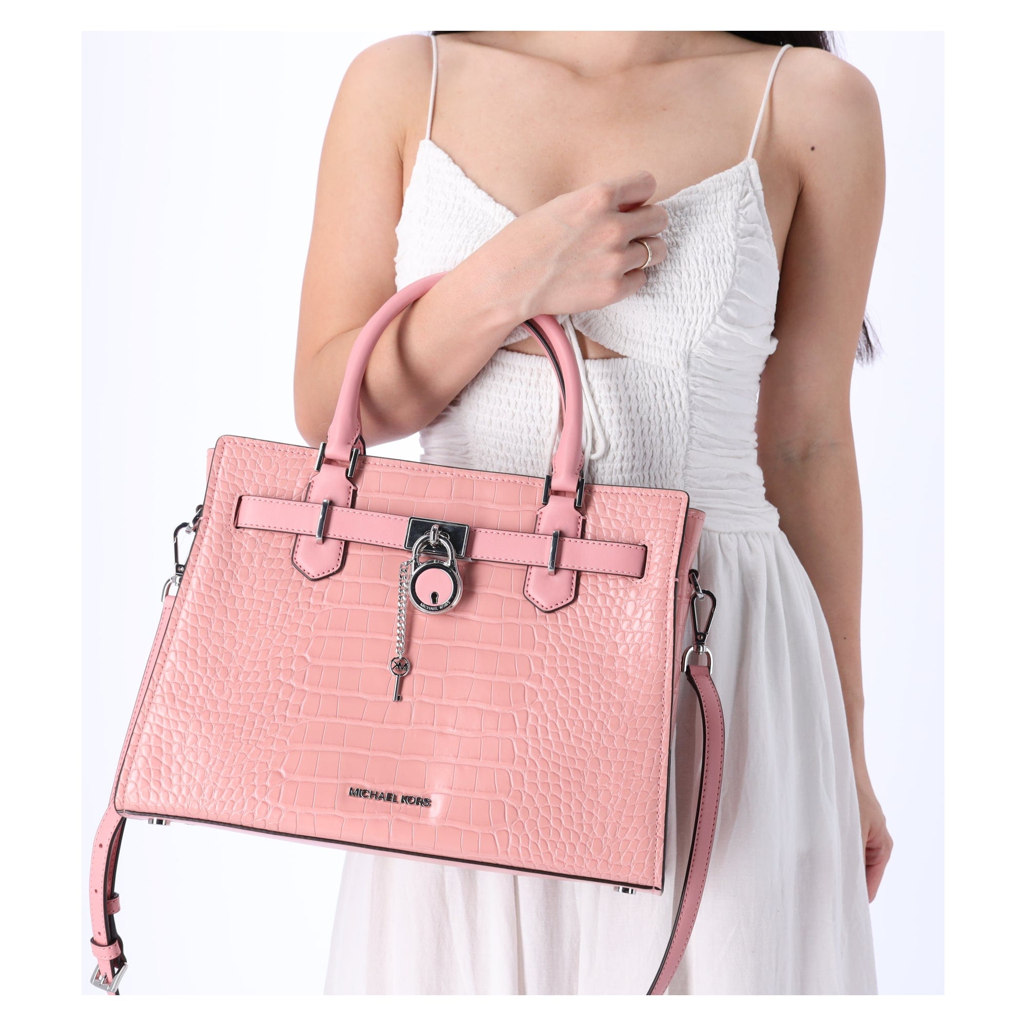 Amazon.com: Michael Kors Mercer Large Convertible Tote Shoulder Bag Blush  Pink Leather : Clothing, Shoes & Jewelry