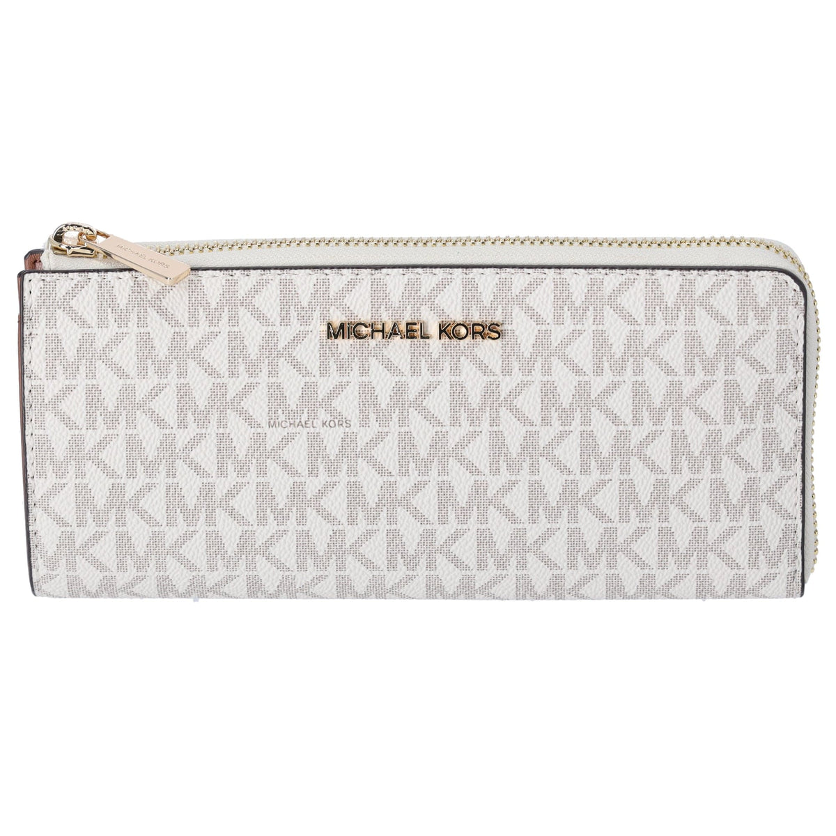 NWT Micheal Kors large Jet Set Logo Quarter Zip wallet