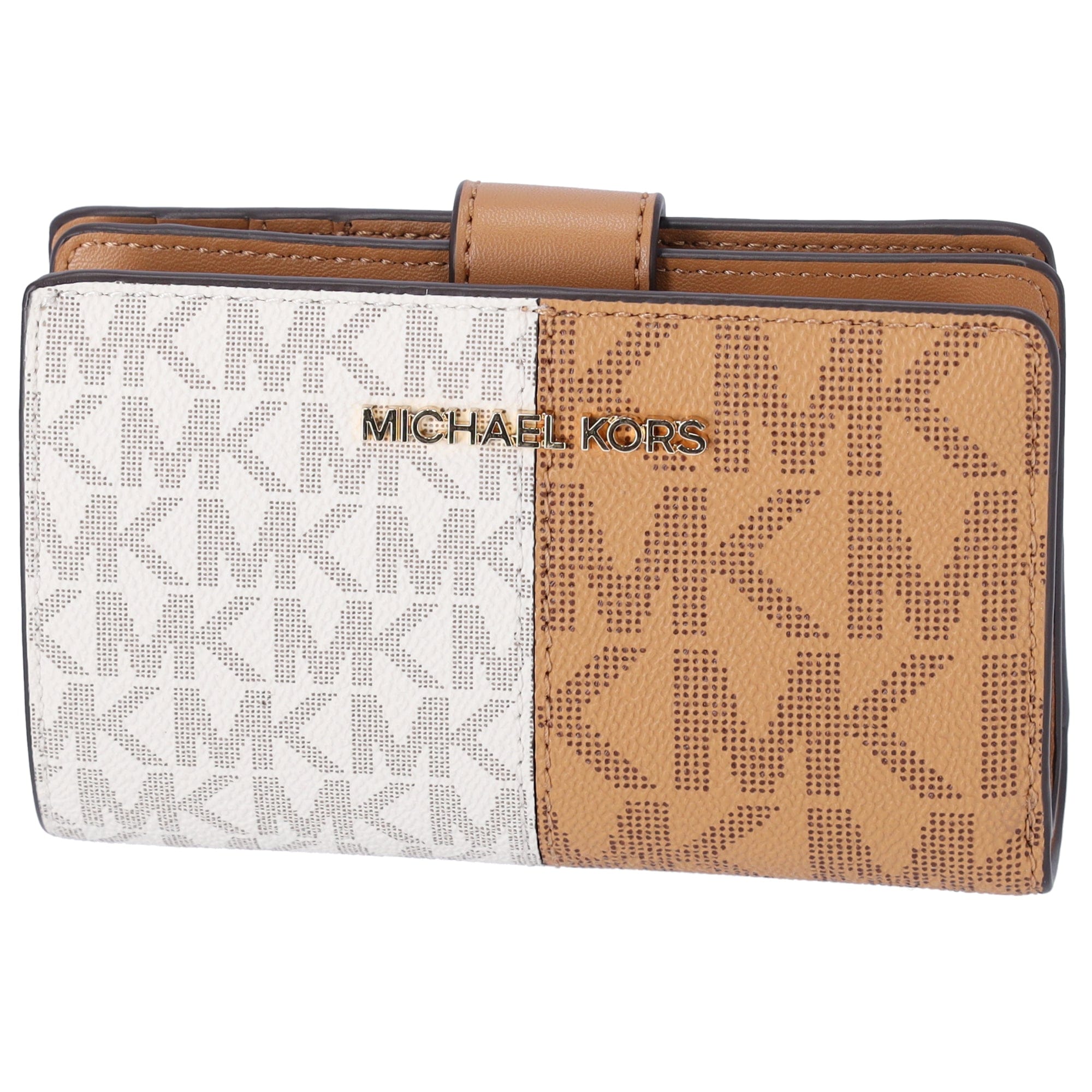 Michael Kors Jet Set Travel Medium Bifold Card Wallet Deer Multi MK Gaby s Bags