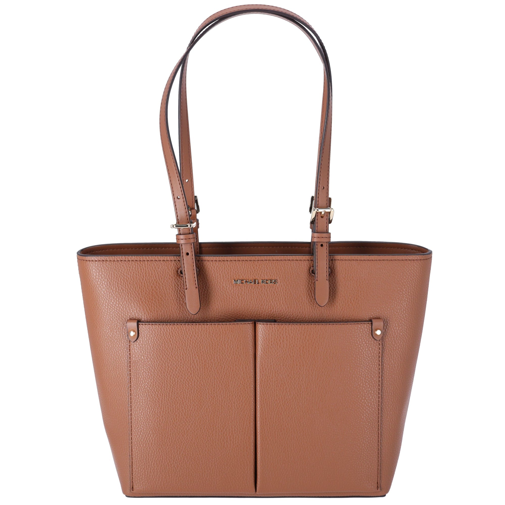 【Michael Kors】JET SET TRAVEL MEDIUM CARRYALL TOTE Michael Kors Jet Set Travel Medium Double Pocket Tote Bag