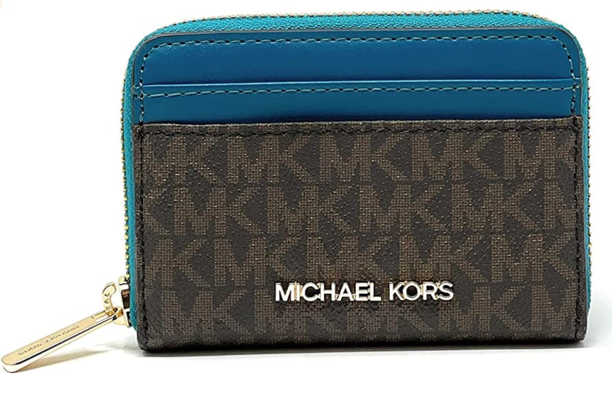 MICHAEL Michael Kors JET SET CARD CASE XBODY - Wallet - brown