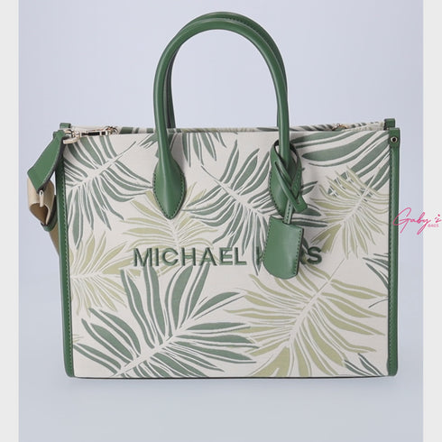 Michael kors palm leaf bag best sale