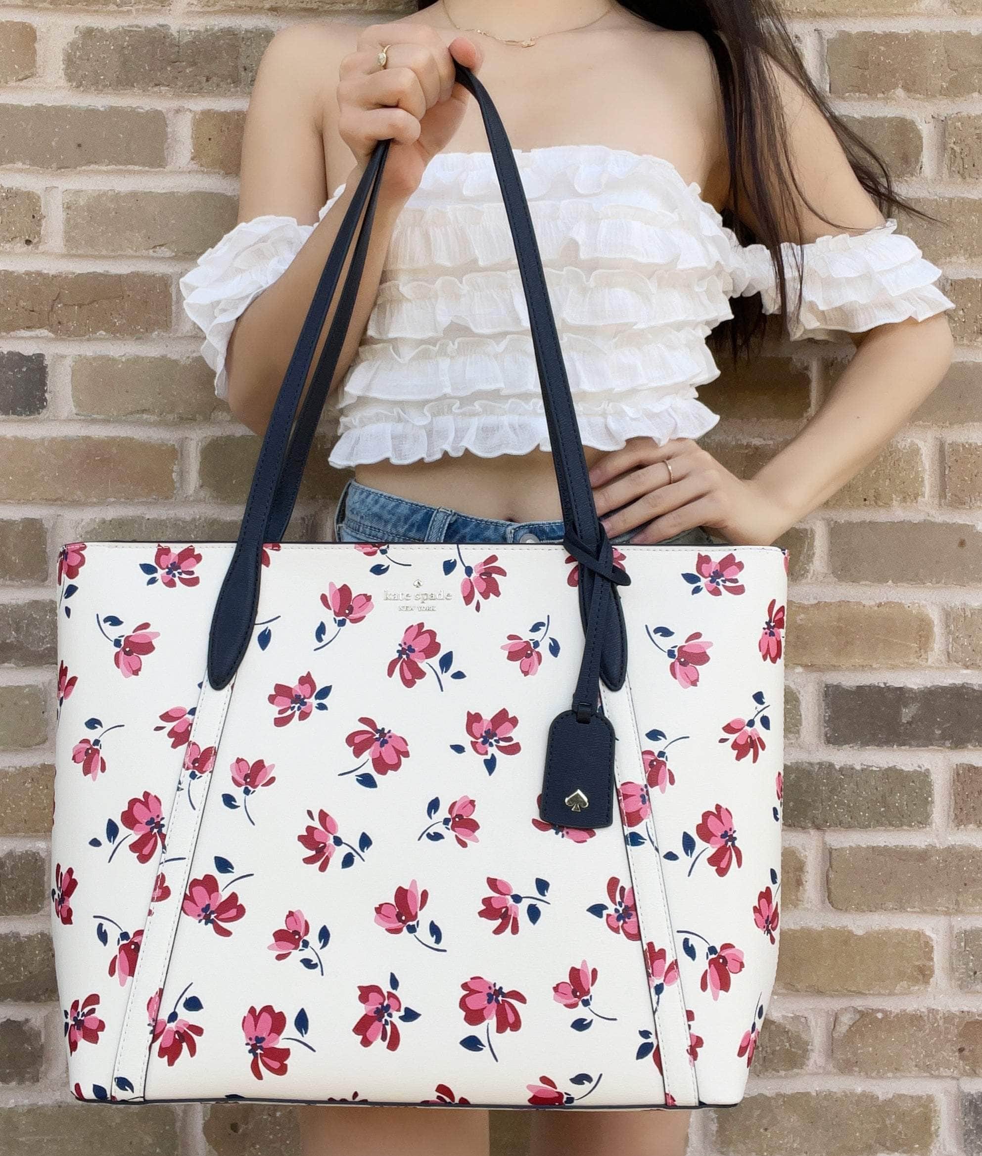 Amazon Live - Kate Spade New York Floral Darcy Satchel Crossbody Bag Purse