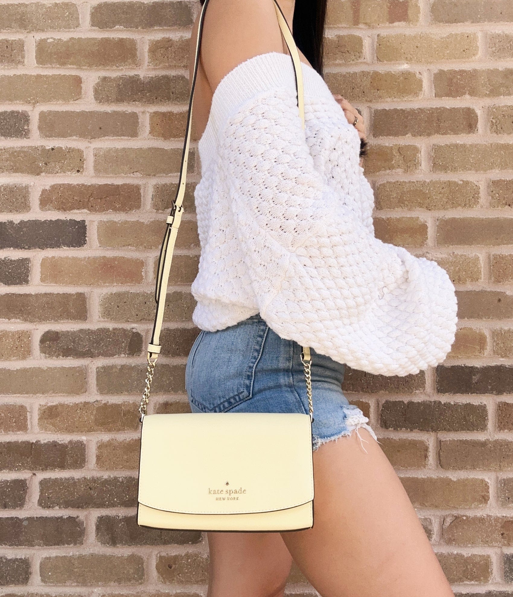 Kate spade crossbody with chain Clearance